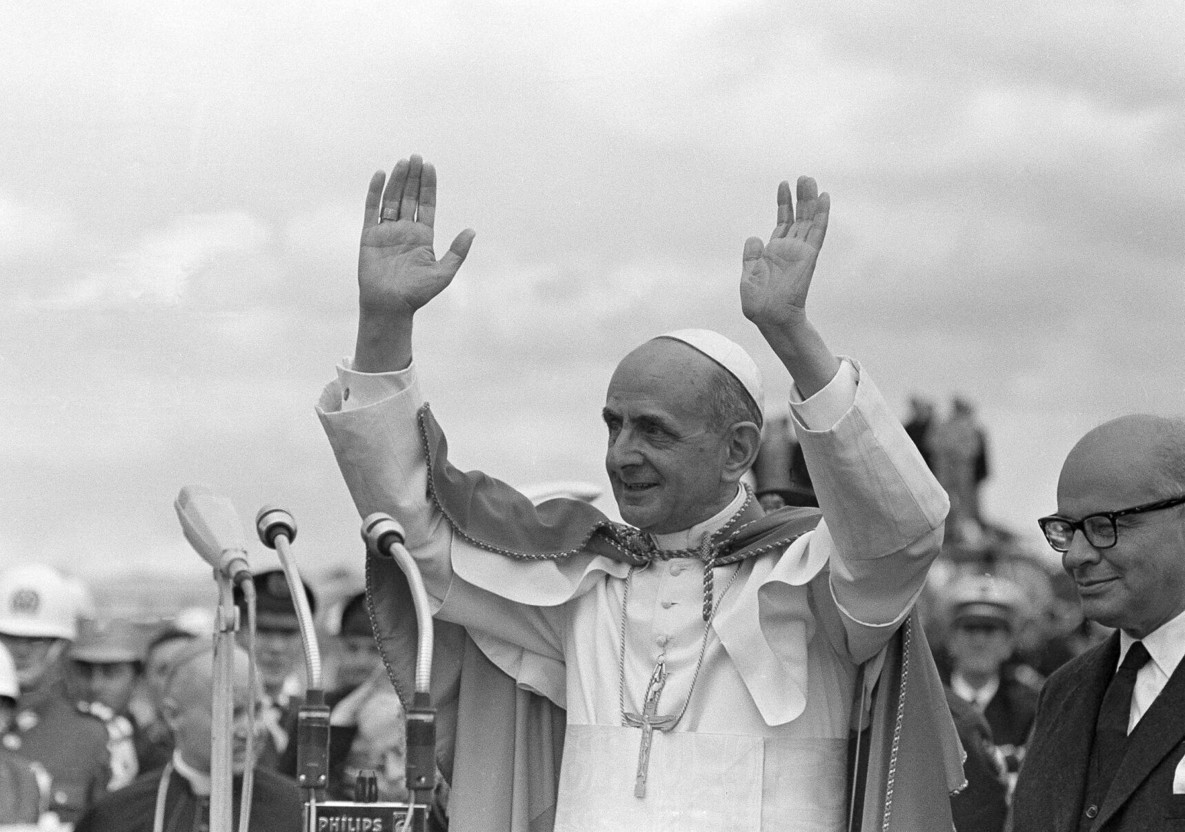 1968: Pope Paul the Sixth